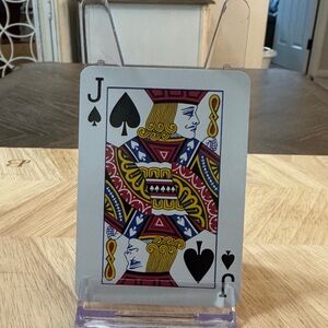 Jimmy Choo Giant Jack of Spades Playing Card